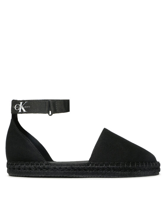 Calvin Klein Jeans Calvin Klein Jeans Espadrilles Ankle Espadrille YW0YW01027 Fekete