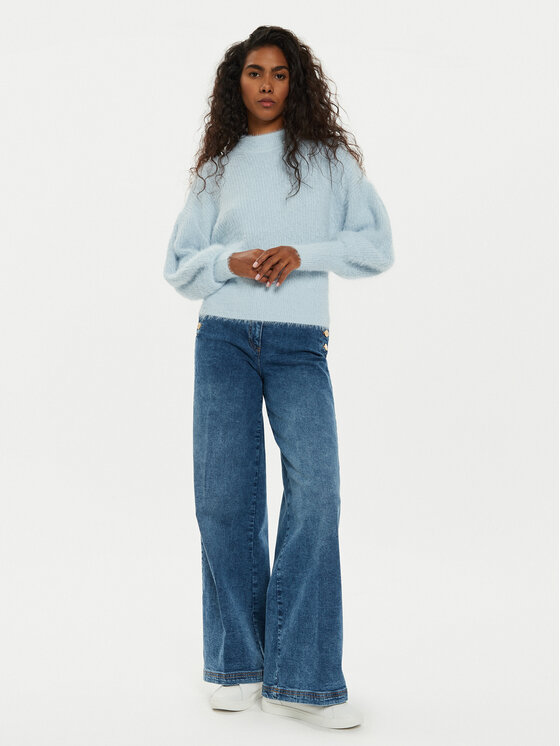 Guess Guess Πουλόβερ Keyla W4BR25 Z3BH0 Μπλε Regular Fit