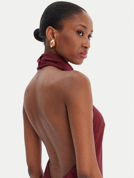 Bardot Bardot Cocktail obleka Delphina 60247DB Bordo rdeča Regular Fit