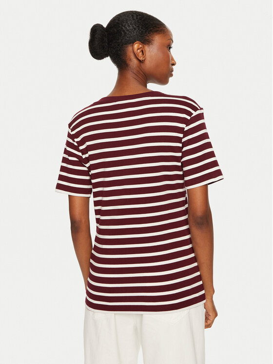 Tommy Hilfiger Tommy Hilfiger Marškinėliai WW0WW40584 Vyšninė Slim Fit