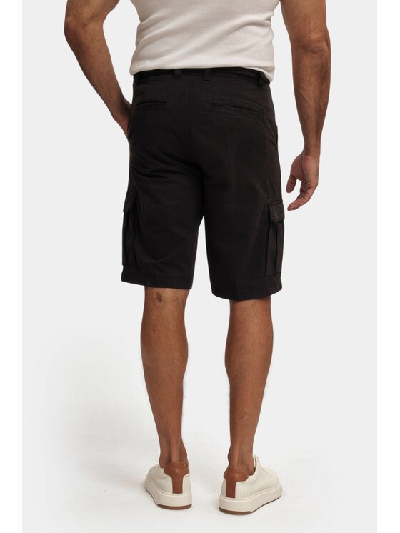 Mustang Mustang Pantaloncini di tessuto Style Houston Nero Loose Fit