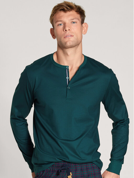 Calida Calida Tričko 15581 Zelená Comfortable Fit