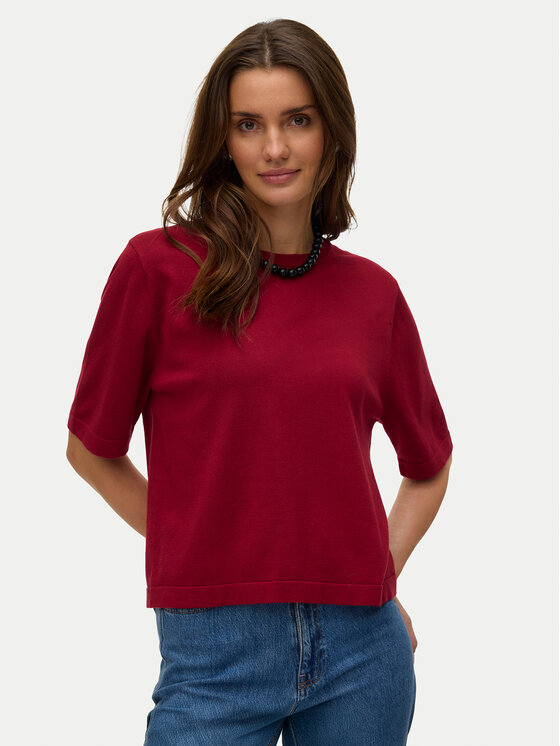 Vero Moda Vero Moda Maglione Silje 10320460 Rosso scuro Oversize