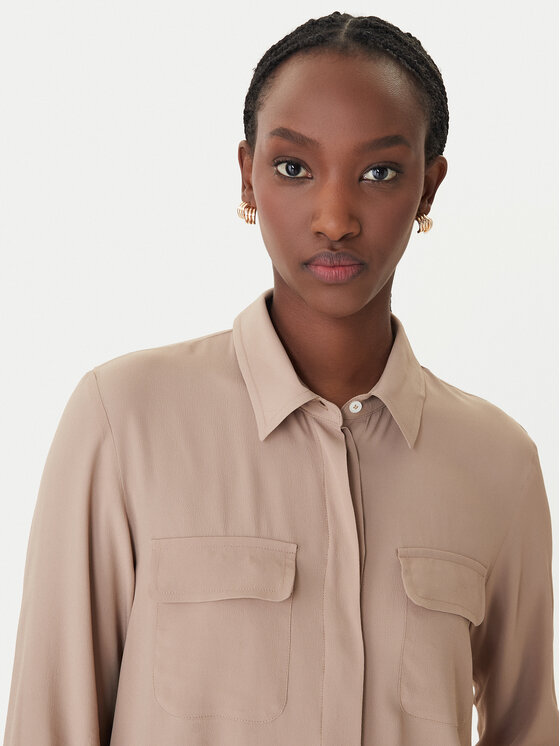 Marella Marella Hemd Febe 2613111051 Beige Regular Fit