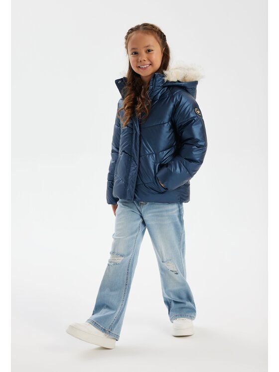 Kurtka zimowa, rozmiar 128 1/34, Niebieski, 20coat48