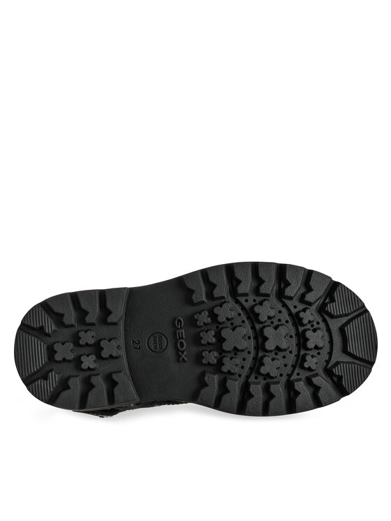 Geox Geox Šnurovacia obuv J Shaylax Girl J56EXA 00067 C9999 D Čierna