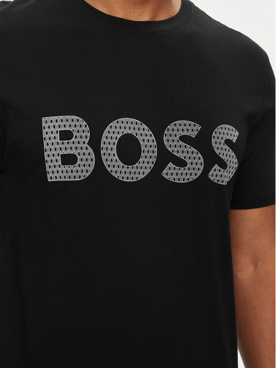 BOSS Boss T-shirt Teebossrete 50495719 Crna Regular Fit