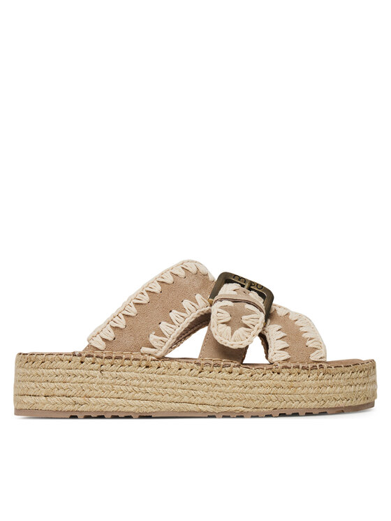Mou Mou Espadrile Jute sandal MU.SW641003A Ružičasta