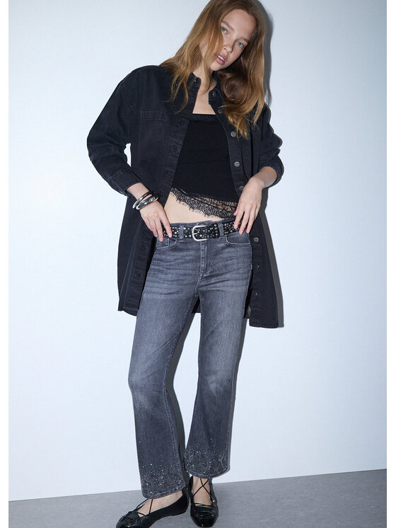 Liu Jo Liu Jo Jeans UF6040D030587506 Grigio Regular Fit