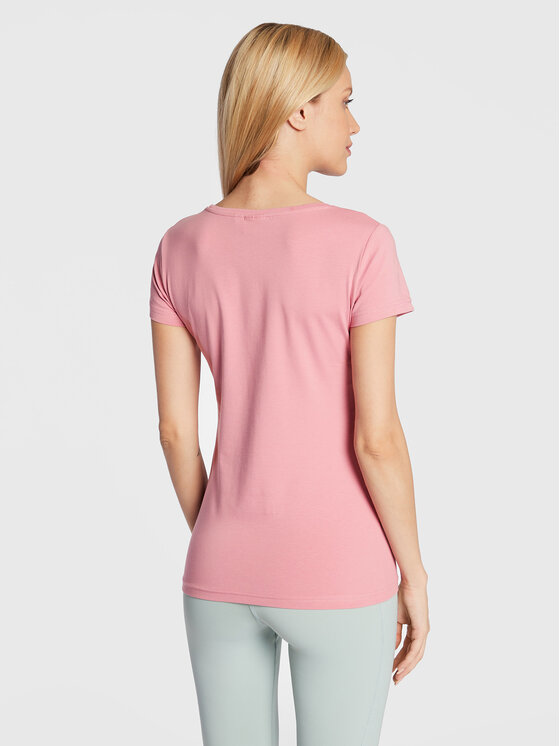4F 4F T-Shirt H4Z22-TSD353 Różowy Regular Fit