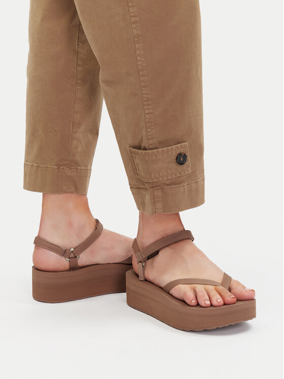 Teva Teva Босоніжки Flatform Slim 1164630 Коричневий