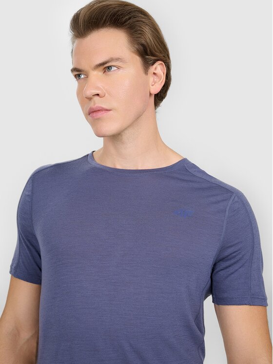 4F 4F Camicia 4FWAW25TFTSM1526-32S Blu Regular Fit