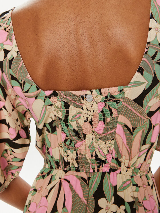 Roxy Roxy Letní šaty Peaceful Swell Again ERJWD03789 Barevná Regular Fit