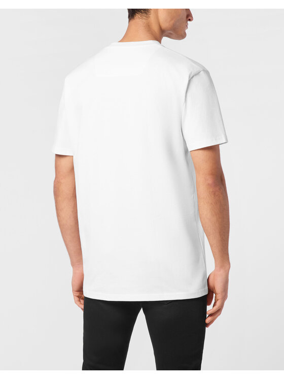 PHILIPP PLEIN PHILIPP PLEIN T-Shirt 24705 Biały Regular Fit