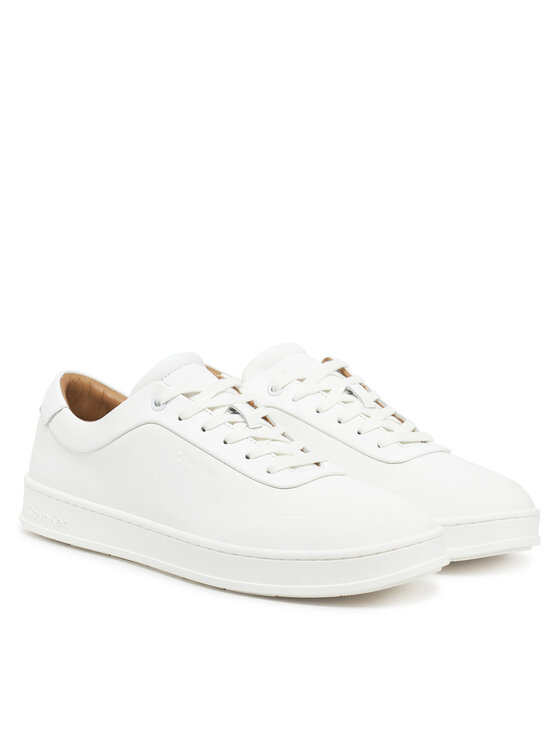 Calvin Klein Calvin Klein Sneakersy Low Top Lace Up Oxford Rubb Lth HM0HM01708 Bílá