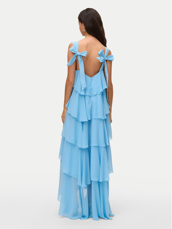 Vero Moda Vero Moda Sukienka wieczorowa Felicia 10331377 Błękitny Regular Fit