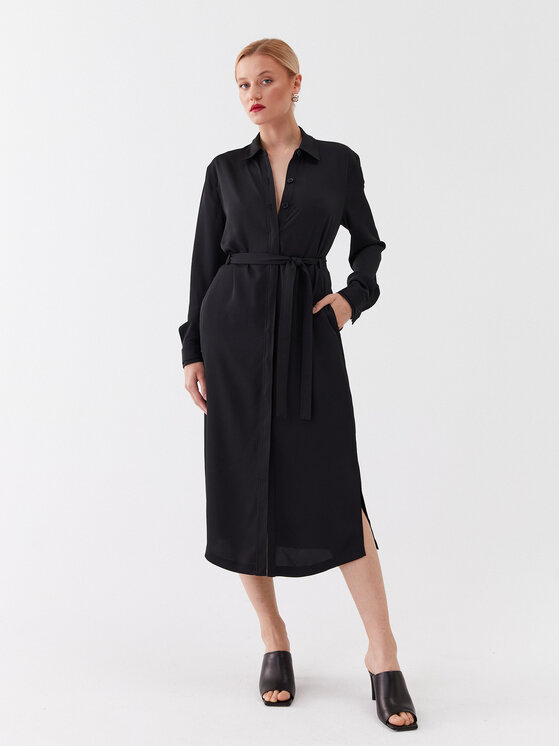 Calvin Klein Calvin Klein Vestito chemisier K20K205697 Nero Regular Fit