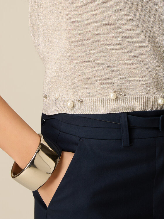 Oltre Oltre Maglione M528J005300N002 Oro Regular Fit