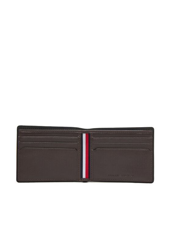 Tommy Hilfiger Tommy Hilfiger Große Herren Geldbörse Th Corp Mini Cc Wallet AM0AM13739 Braun