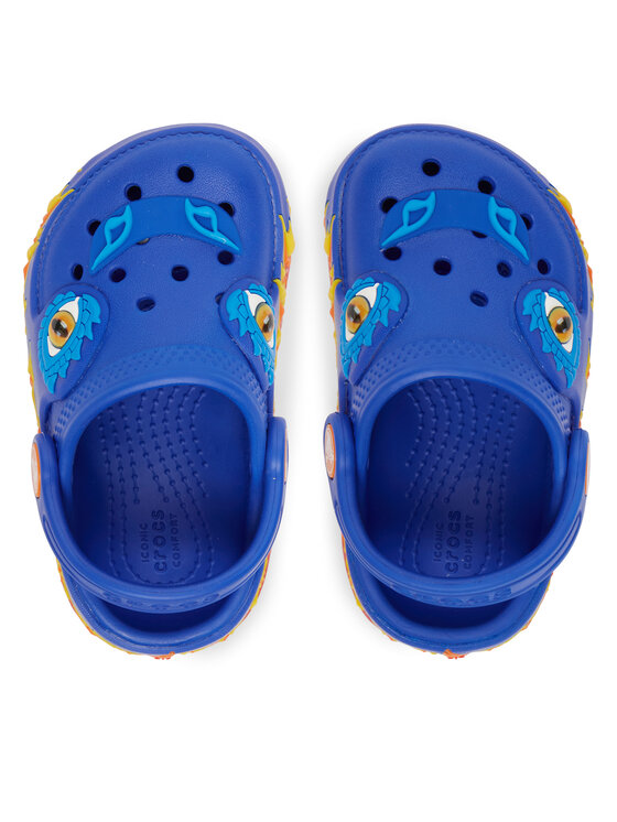 Crocs Crocs Pantoletten Toddler Classic IAM Dragon Lights Clog 212510 Blau