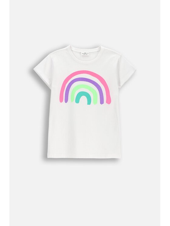 Coccodrillo Coccodrillo T-Shirt WC6143219VGB-001 Biały Regular Fit