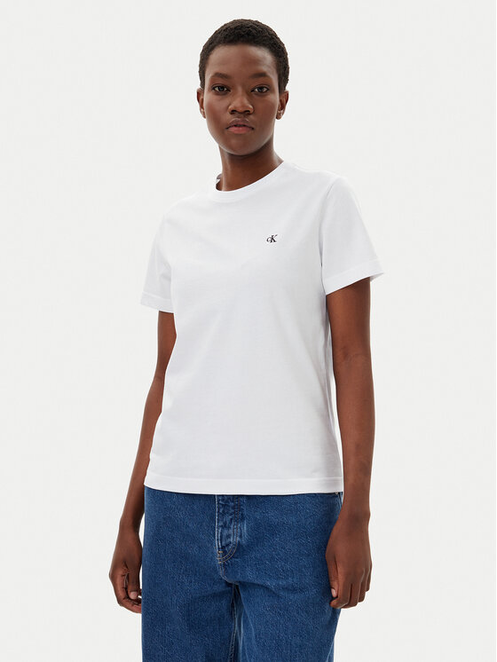 Calvin Klein Jeans T-shirt LV047B224G Bianco Regular Fit, taglia : L