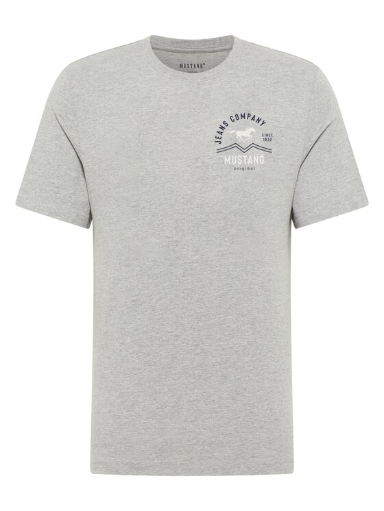 Mustang Mustang T-Shirt Style Alex Szary Regular Fit
