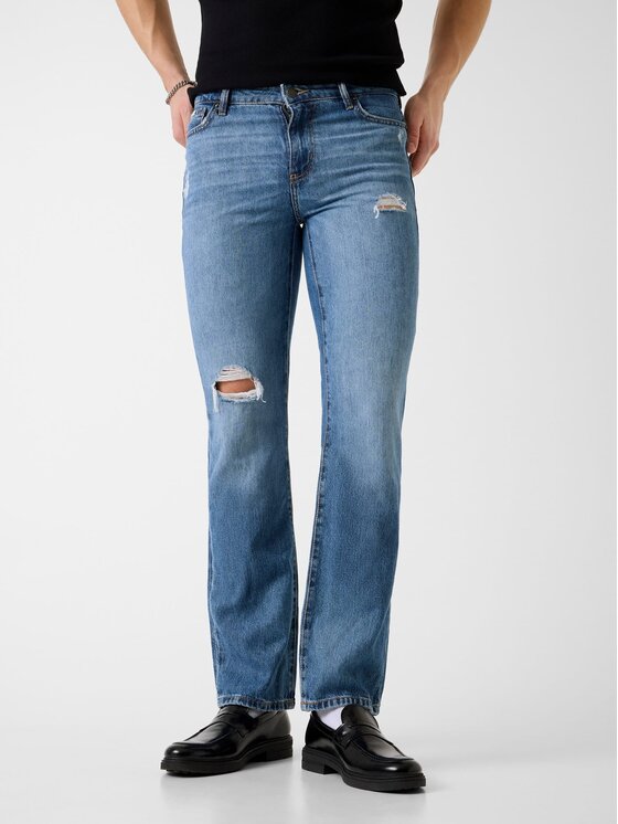 Guess Jeans Guess Jeans Jeansy 181638 Niebieski Straight Fit