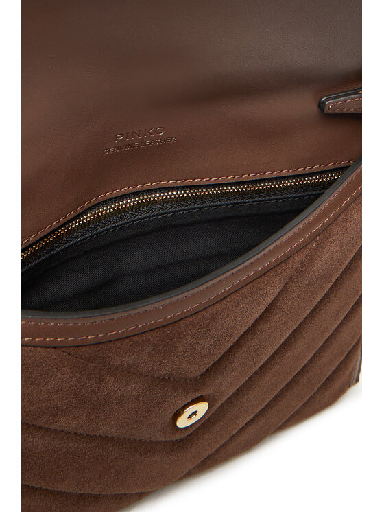 PINKO PINKO Handtasche Flat Purse Handle AI 25-26 PCPL 104820 A2JH Braun