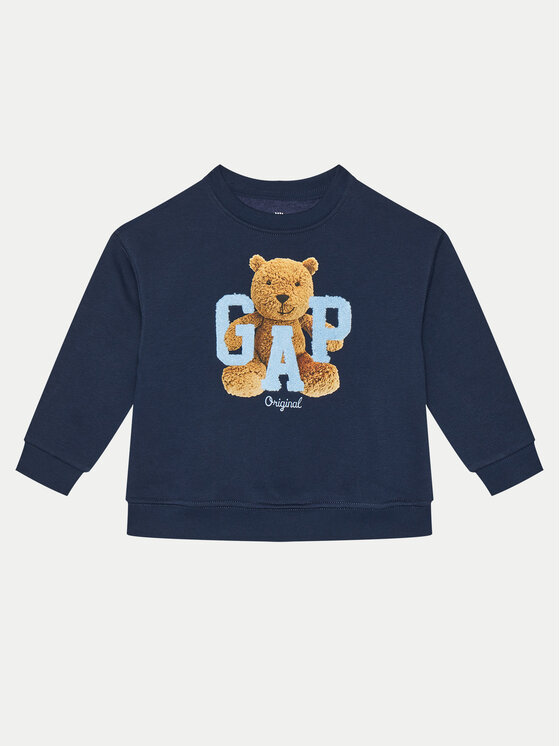 Gap Gap Pulóver 627729-00 Sötétkék Regular Fit