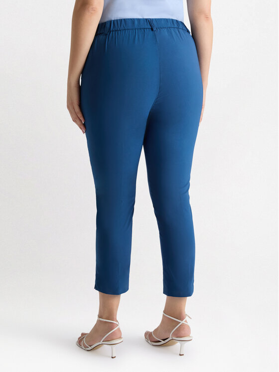 Fiorella Rubino Fiorella Rubino Pantaloni di tessuto P144L102147N024 Turchese Regular Fit