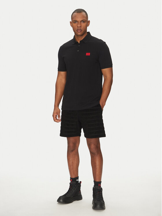 HUGO HUGO Pantaloni scurți sport Dutowel 50535289 Negru Relaxed Fit