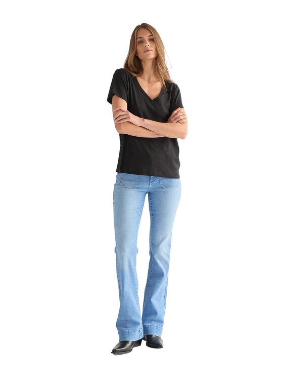 Wrangler Wrangler Jeansy 112332420 Niebieski Bootcut Fit