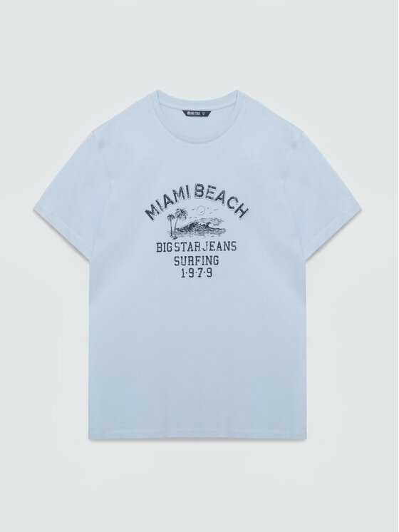 BIG STAR BIG STAR T-Shirt FORS Niebieski Basic Fit