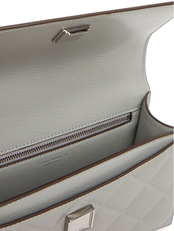 Tory Burch Tory Burch Borsetta Fleming Small Convertible Shoulder Bag 164800 Grigio