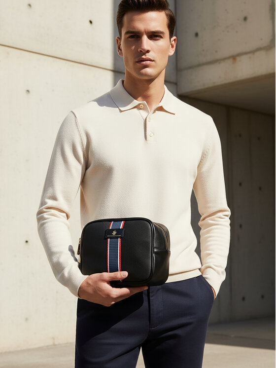 Beverly Hills Polo Club Beverly Hills Polo Club Τσαντάκι καλλυντικών CEO-BHPC-W1-009-AW25 Μαύρο