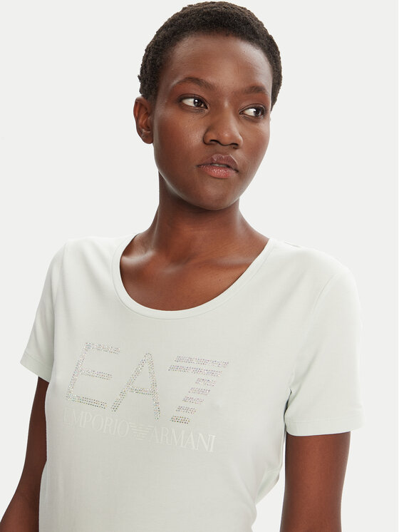 EA7 Emporio Armani EA7 Emporio Armani T-Shirt 7W000094 AF10373 U9060 Błękitny Slim Fit