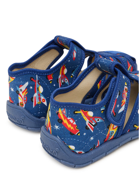 Froddo Froddo Papuci de casă Classic Slippers G1700443-1 S Albastru