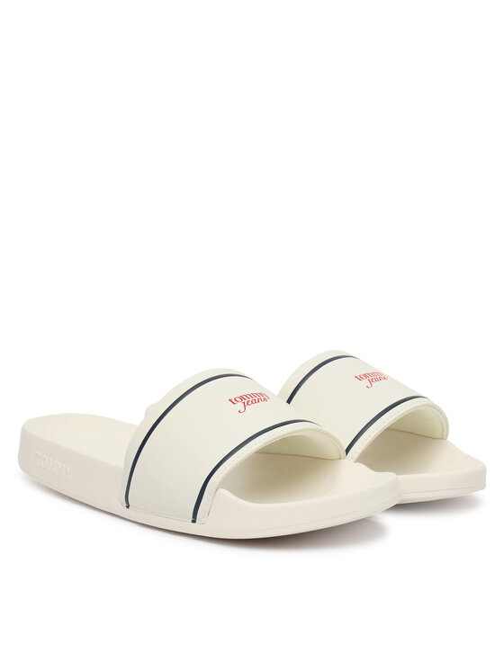 Tommy Jeans Tommy Jeans Şlapi Tjw Poolslides EN0EN02976 Alb