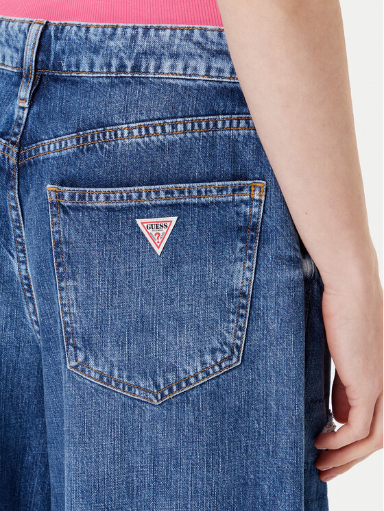 Guess Guess Jeansy W5YG69 D5R01 Modrá Tapered Fit