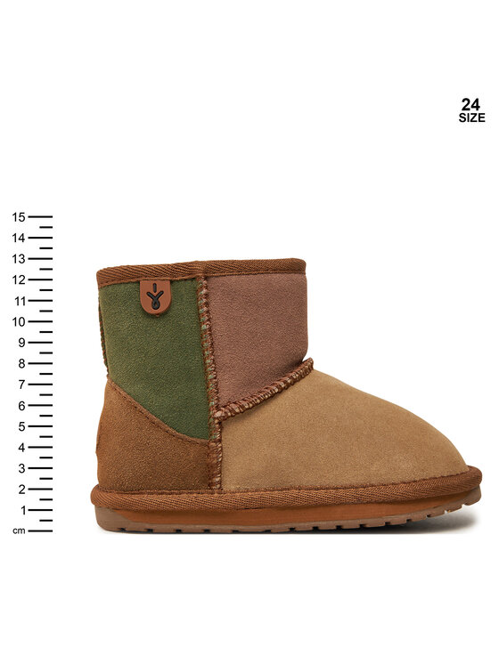 EMU Australia EMU Australia Stivali da neve Wallaby Mini Patchwork K13105 Beige