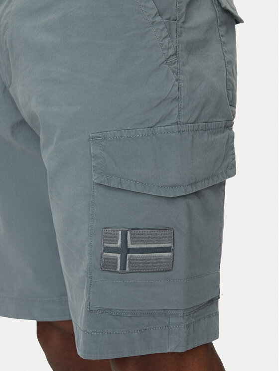 Napapijri Napapijri Auduma šorti N-Horton NP0A4HOS Zils Regular Fit