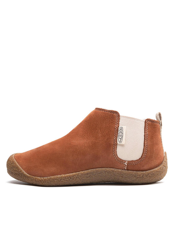 Keen Keen Kotníková obuv s elastickým prvkem Mosey Chelsea Leather 1026826 Hnědá