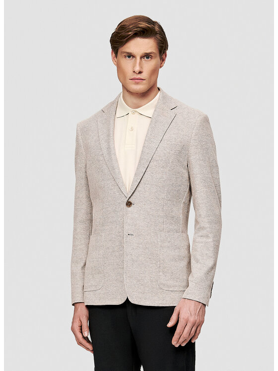 Pako Lorente Pako Lorente Marynarka P26SF-3X-004 Beżowy Slim Fit