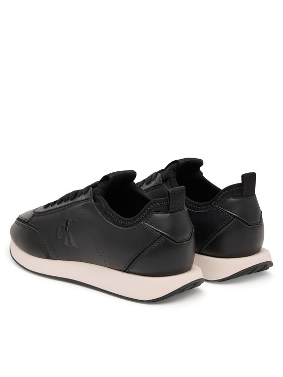 Calvin Klein Calvin Klein Tenisice Retro Runner Sock Panl Lth Neo HW0HW03118 Crna