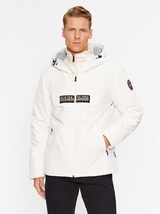 Napapijri Napapijri Kevad-sügis jope Rainforest NP0A4HES Valge Regular Fit