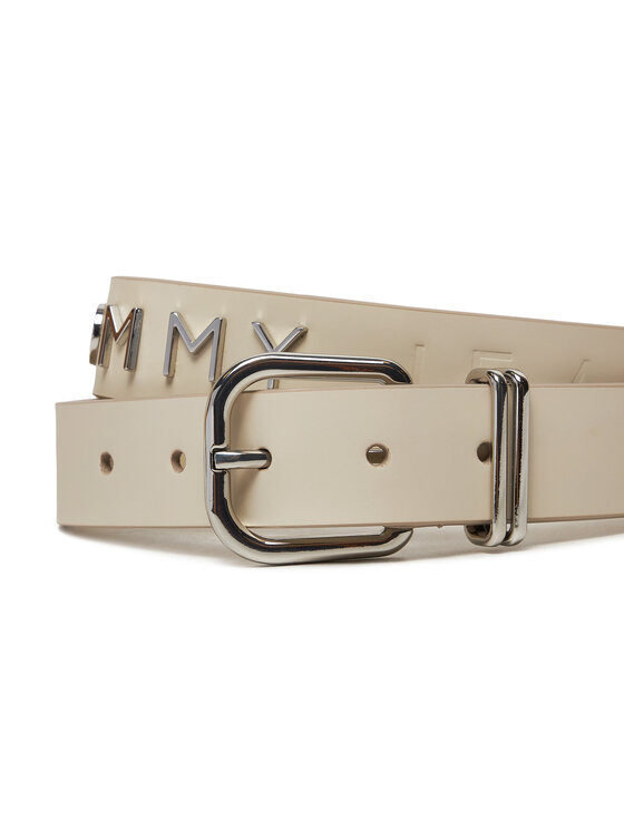 Tommy Jeans Tommy Jeans Жіночий ремінь Tjw Bold Leather 3.0 AW0AW16255 Écru