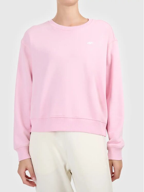 4F 4F Felpa 4FWAW26TSWSF2672-56S Rosa Regular Fit