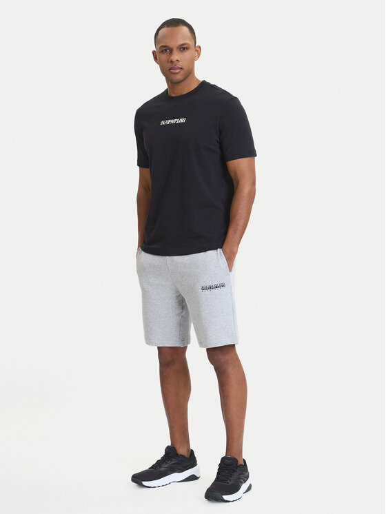 Napapijri Napapijri Αθλητικό σορτς N-Gori NP0A4IBQ Γκρι Regular Fit