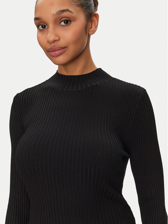 Morgan Morgan Pulover 251-MLACY Negru Slim Fit